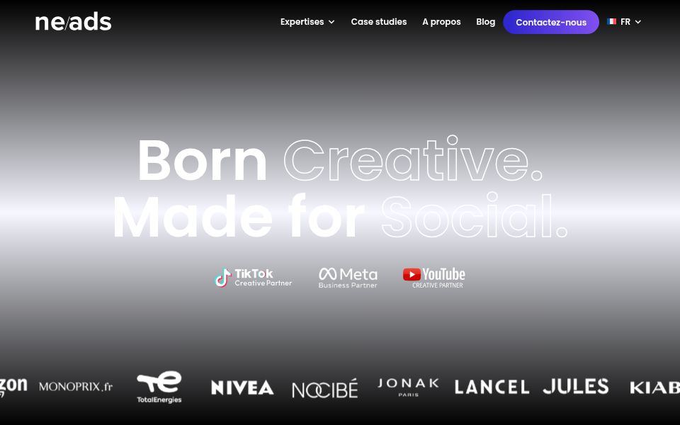 Neads homepage, September 2026