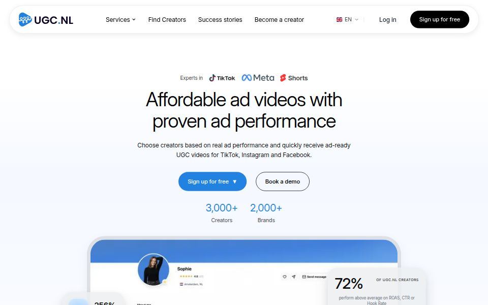 UGC.NL homepage, September 2026